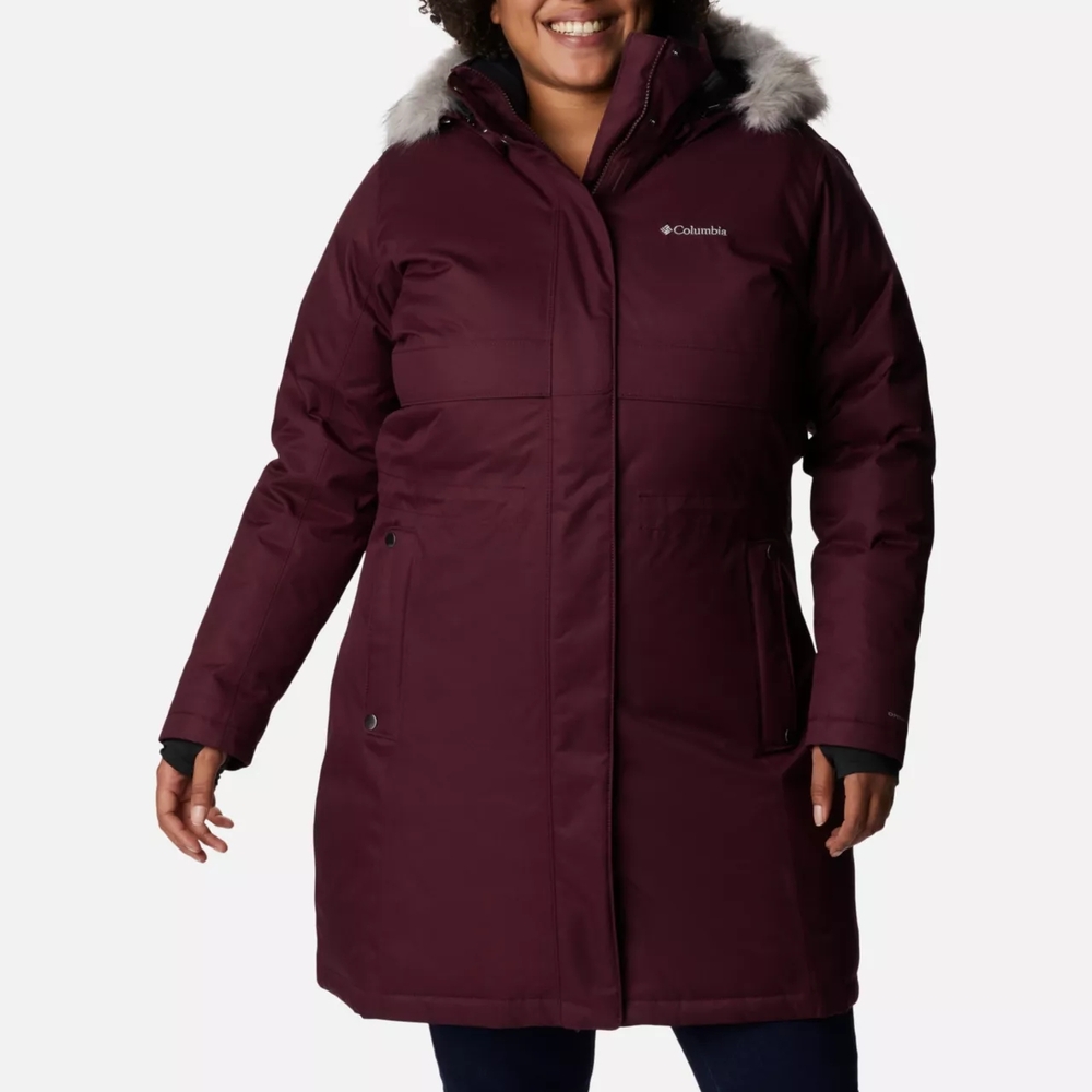 Columbia Women's Apres Arson Burgundy Winter Coat